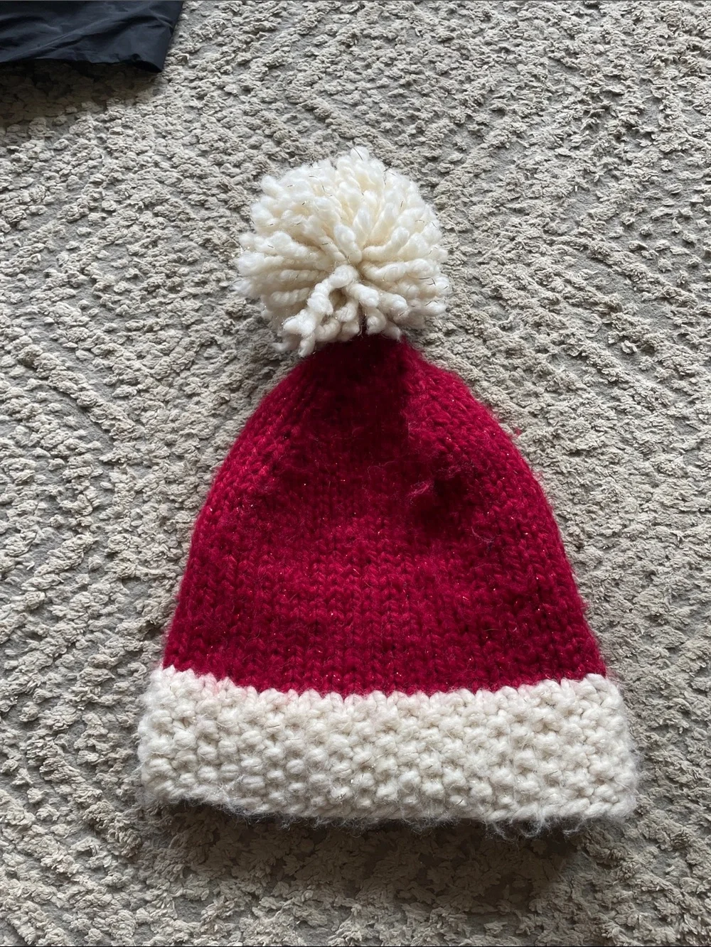 Kids knitted Santa hat